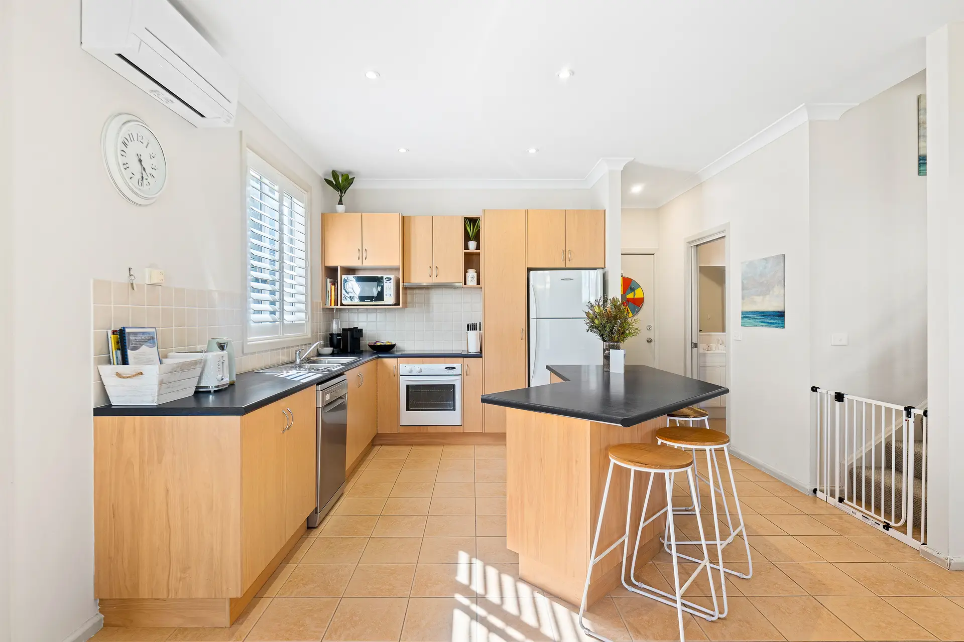 Fully equipped kitchen at Bec’s Beach House